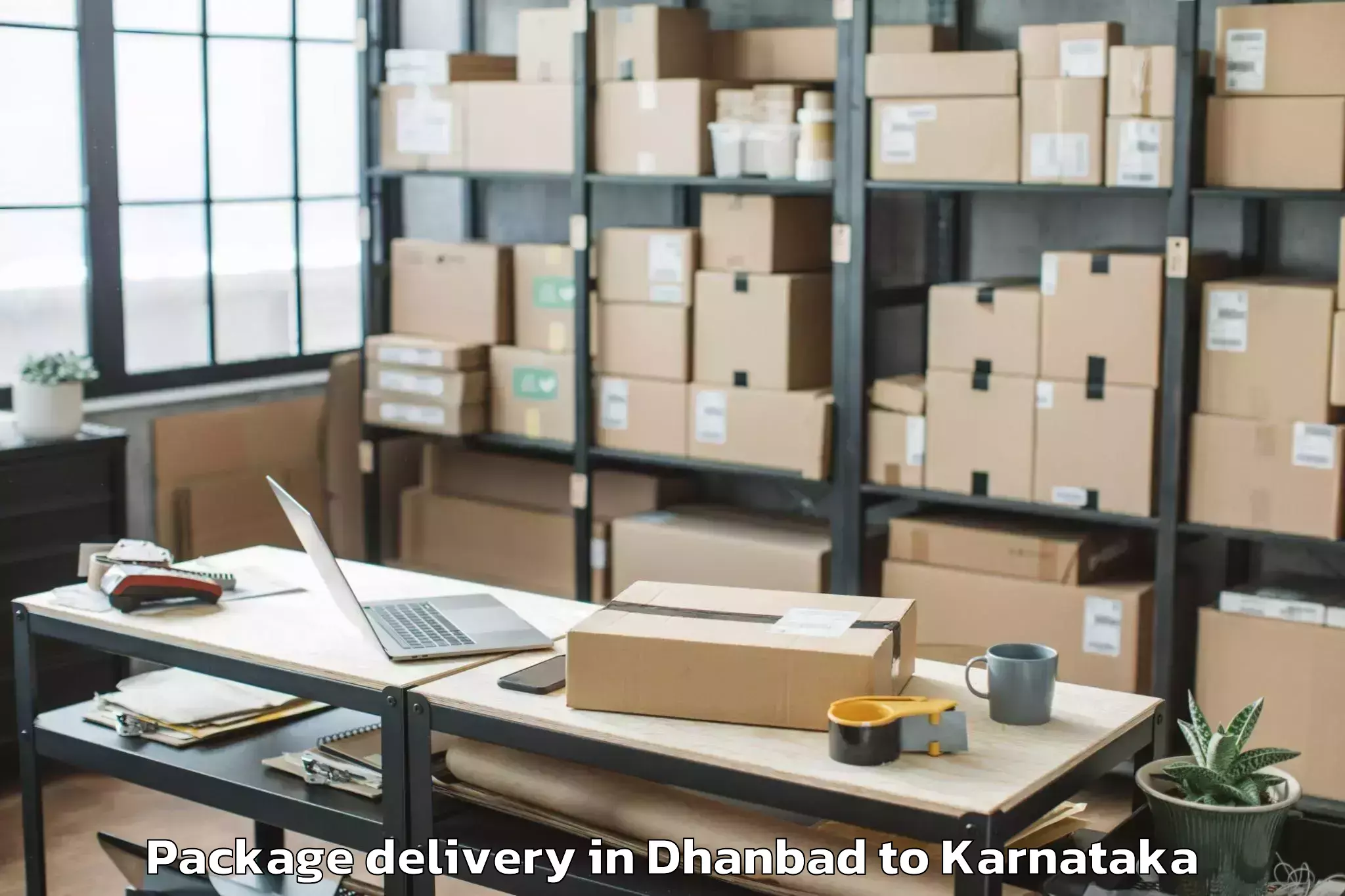 Trusted Dhanbad to Karkal Package Delivery